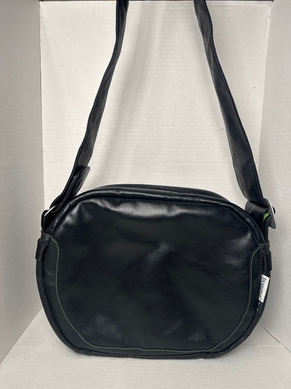 Bugaboo bag special collection BB01 black leather diaper bag